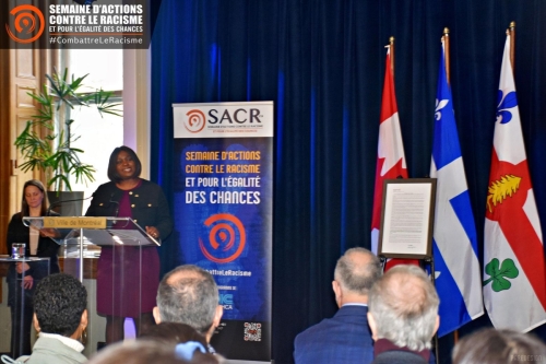 Message de la mairesse de CDN, Mme Gracia Kasoki Katahwa.