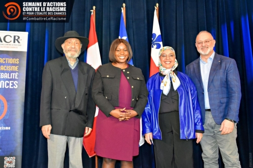 Photo de l'équipe de la SACR avec ses partenaires.